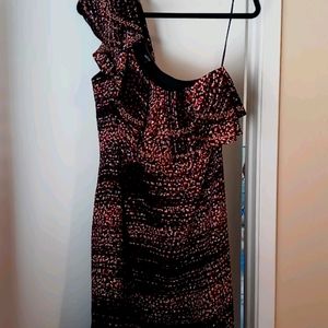 NWT Apt 9 large one shoulder dress
